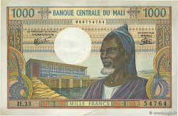 1000 Francs MALí  1970 P.13e MBC