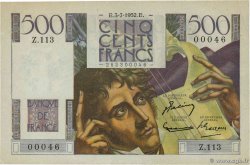 500 Francs CHATEAUBRIAND FRANCE  1952 F.34.09