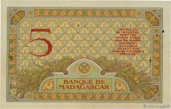 5 Francs MADAGASCAR  1937 P.035 BB