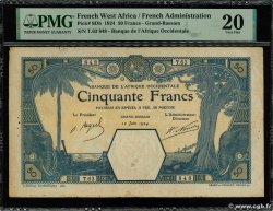 50 Francs GRAND-BASSAM AFRIQUE OCCIDENTALE FRANÇAISE (1895-1958)  1924 P.09Db