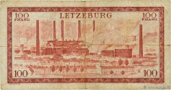 100 Francs LUXEMBOURG  1956 P.50a B+
