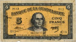 5 Francs Numéro spécial GUADELOUPE  1945 P.21b