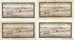 50 Francs Lot LUSSEMBURGO  1961 P.51a q.MB