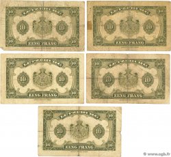 10 Francs Lot LUXEMBURG  1944 P.44a SGE