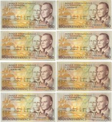 100 Francs Lot LUXEMBOURG  1981 P.14A