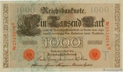 1000 Mark GERMANY  1910 P.044b XF+
