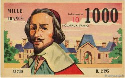 10 NF sur 1000 Francs Richelieu Scolaire FRANCE Regionalismus und verschiedenen  1961 F.(53) fST