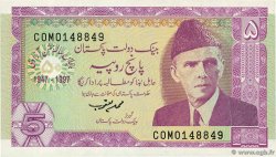 5 Rupees Commémoratif PAKISTáN  1997 P.44 SC+