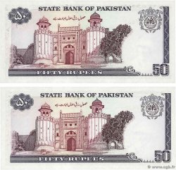 50 Rupees Consécutifs PAKISTAN  1986 P.40 fST+