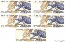 5000 Sucres Consécutifs ECUADOR  1999 P.128c SC