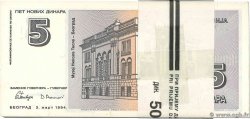 5 Novih Dinara Liasse JUGOSLAWIEN  1994 P.148 ST