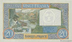 20 Francs TRAVAIL ET SCIENCE FRANCE  1940 F.12.11 UNC-