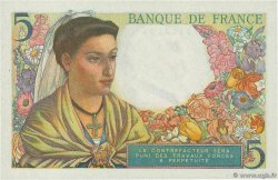 5 Francs BERGER FRANCIA  1947 F.05.07 FDC