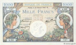 1000 Francs COMMERCE ET INDUSTRIE FRANCE  1940 F.39.01