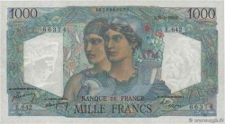 1000 Francs MINERVE ET HERCULE FRANCIA  1950 F.41.32 q.FDC