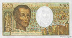 200 Francs MONTESQUIEU FRANCE  1989 F.70.09 pr.NEUF