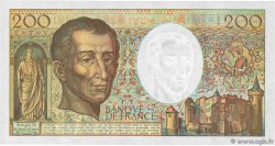 200 Francs MONTESQUIEU alphabet 101 FRANCE  1992 F.70bis.01 NEUF