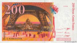 200 Francs EIFFEL FRANCIA  1996 F.75.02 AU