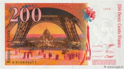 200 Francs EIFFEL Sans STRAP Fauté FRANCE  1996 F.75f4.02 SPL