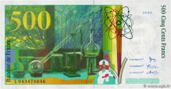 500 Francs PIERRE ET MARIE CURIE FRANCE  2000 F.76.05 NEUF