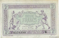 2 Francs TRÉSORERIE AUX ARMÉES FRANCE  1917 VF.05.01 VF+