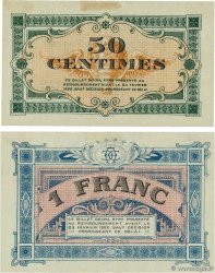 50 Centimes et 1 Franc Lot FRANCE régionalisme et divers Annonay 1917 JP.011.09 et 12 SPL