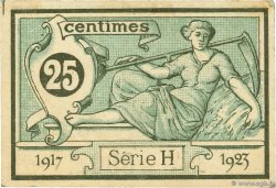 25 Centimes FRANCE regionalism and miscellaneous Aurillac 1917 JP.016.11 AU