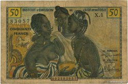 50 Francs FRENCH WEST AFRICA (1895-1958)  1956 P.45 G