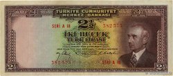 2,5 Lira TURKEY  1947 P.140 VF