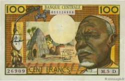 100 Francs EQUATORIAL AFRICAN STATES (FRENCH)  1962 P.03d fSS