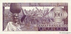 100 Francs RWANDA  1964 P.08a UNC-