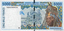 5000 Francs WEST AFRICAN STATES  1994 P.613Hb UNC-