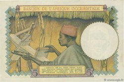 5 Francs FRENCH WEST AFRICA  1937 P.21 fVZ