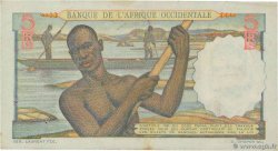 5 Francs FRENCH WEST AFRICA (1895-1958)  1943 P.36 XF-