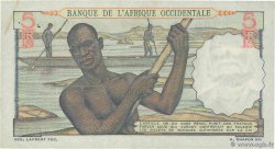 5 Francs FRENCH WEST AFRICA  1953 P.36 XF