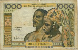 1000 Francs ÉTATS DE L&nbsp;AFRIQUE DE L&nbsp;OUEST  1973 P.303Ck