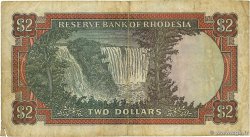 2 Dollars RHODESIA  1974 P.31h F