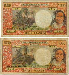 1000 Francs Lot TAHITI  1983 P.27c fS