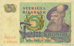 5 Kronor SUÈDE  1979 P.51d SUP