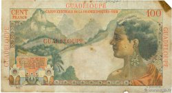 100 Francs La Bourdonnais GUADELOUPE  1946 P.35 B
