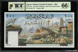 100 Dinars ALGERIEN  1964 P.125a ST