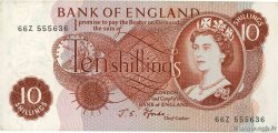 10 Shillings ENGLAND  1966 P.373c VZ