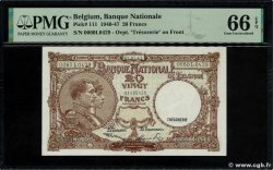 20 Francs BELGIQUE  1947 P.111 NEUF