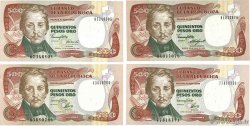 500 Pesos Oro Lot COLOMBIA  1989 P.431-431A UNC