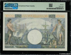 1000 Francs COMMERCE ET INDUSTRIE FRANCIA  1944 F.39.10 FDC