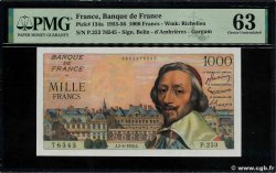 1000 Francs RICHELIEU FRANCE  1956 F.42.20 pr.NEUF