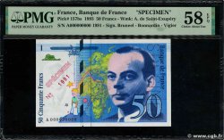 50 Francs SAINT-EXUPÉRY Spécimen FRANCE  1993 F.72.02Spn AU