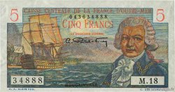 5 Francs Bougainville AFRIQUE ÉQUATORIALE FRANÇAISE  1946 P.20B q.AU