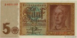 5 Reichsmark ALLEMAGNE  1942 P.186a