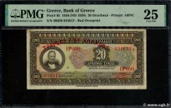 20 Drachmes GRÈCE  1928 P.095 TTB